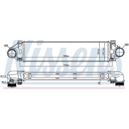 NISSEN Intercooler, 96471 96471